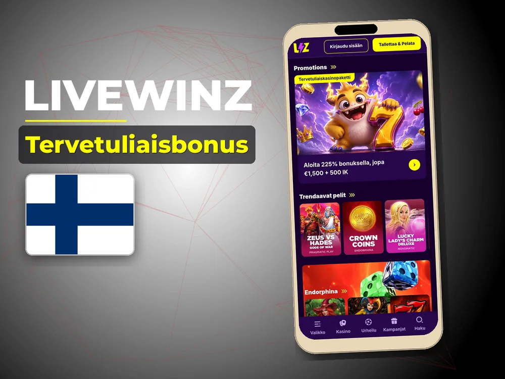 Livewinz - Tervetuliaisbonus