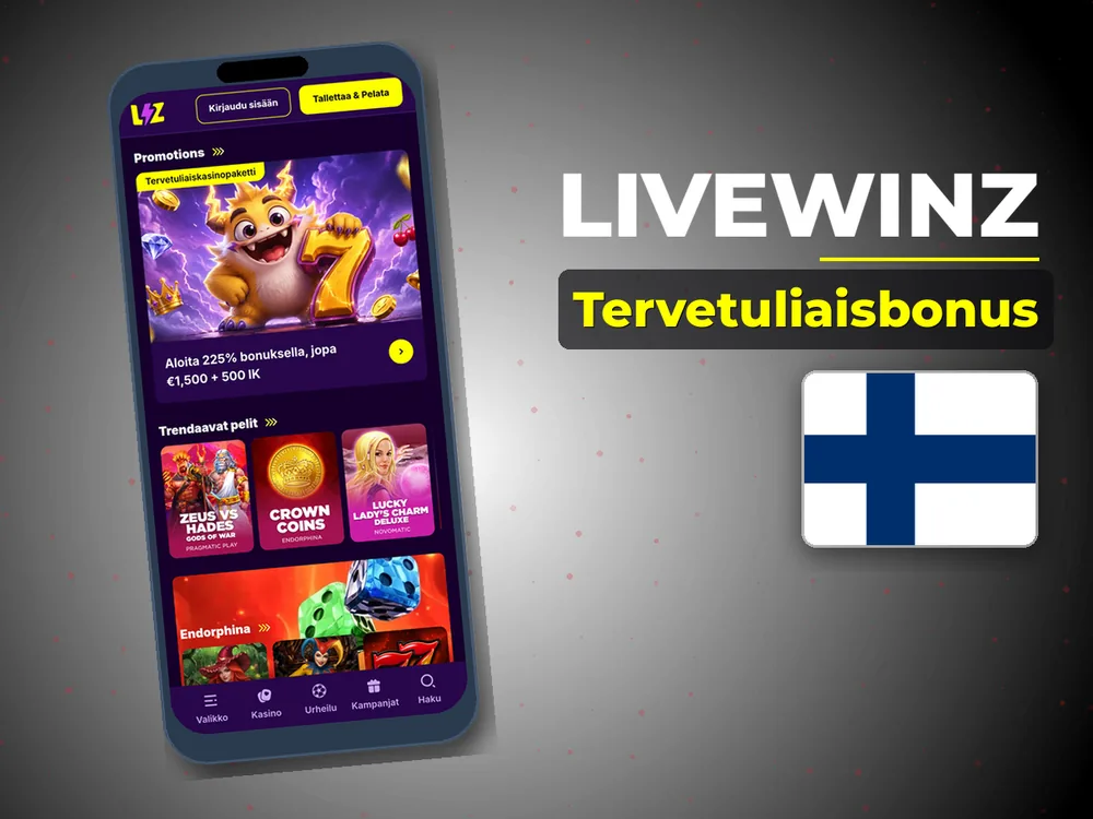 Livewinz - Tervetuliaisbonus